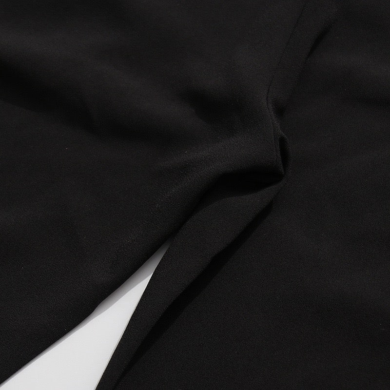 Elegant asymmetric suit