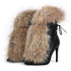 Sexy banquet furry boots