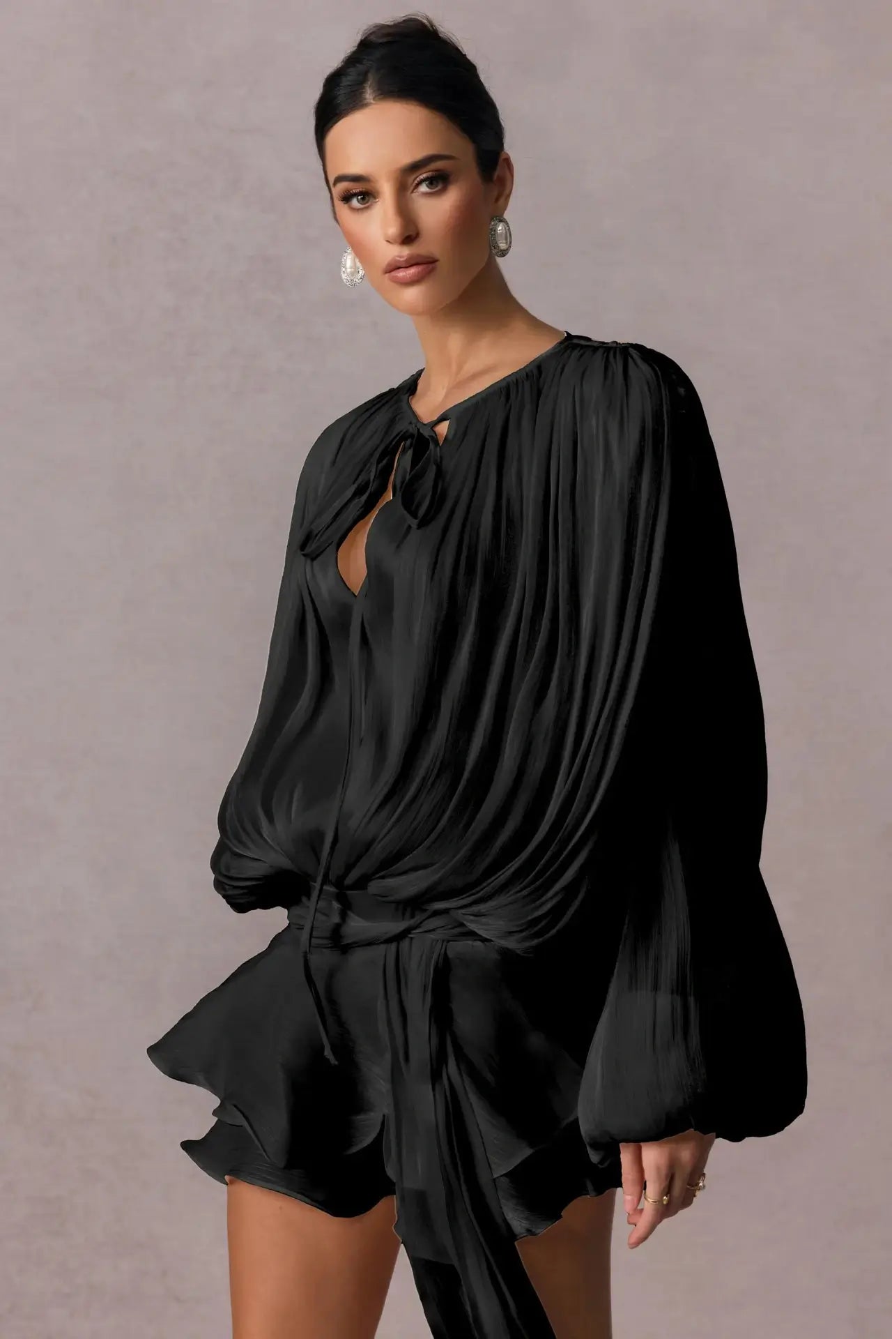 Mini ruffles dress