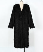 Faux fur coat