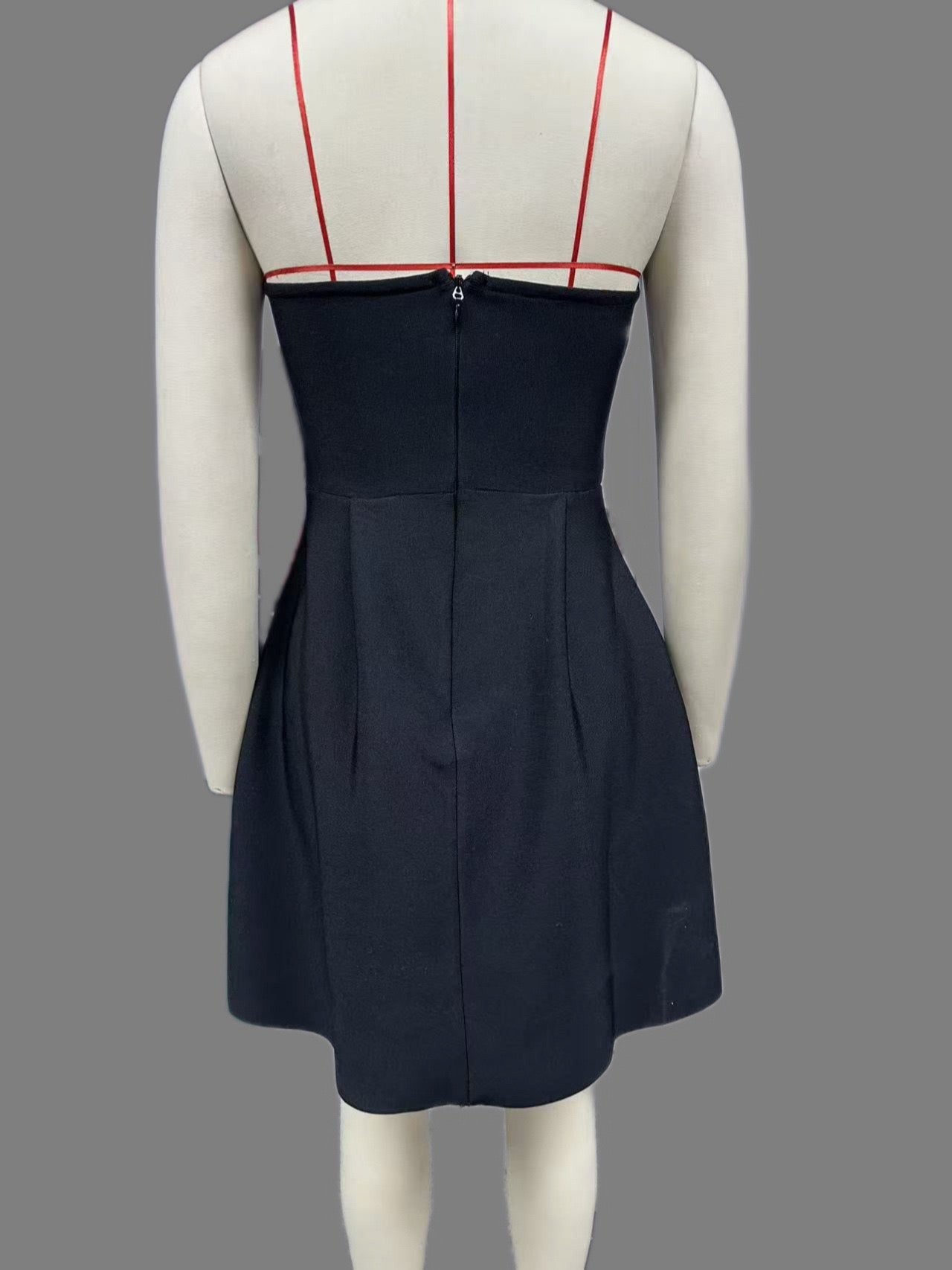 Sexy diamond encrusted backless