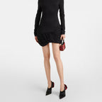 Red flower fashion boots