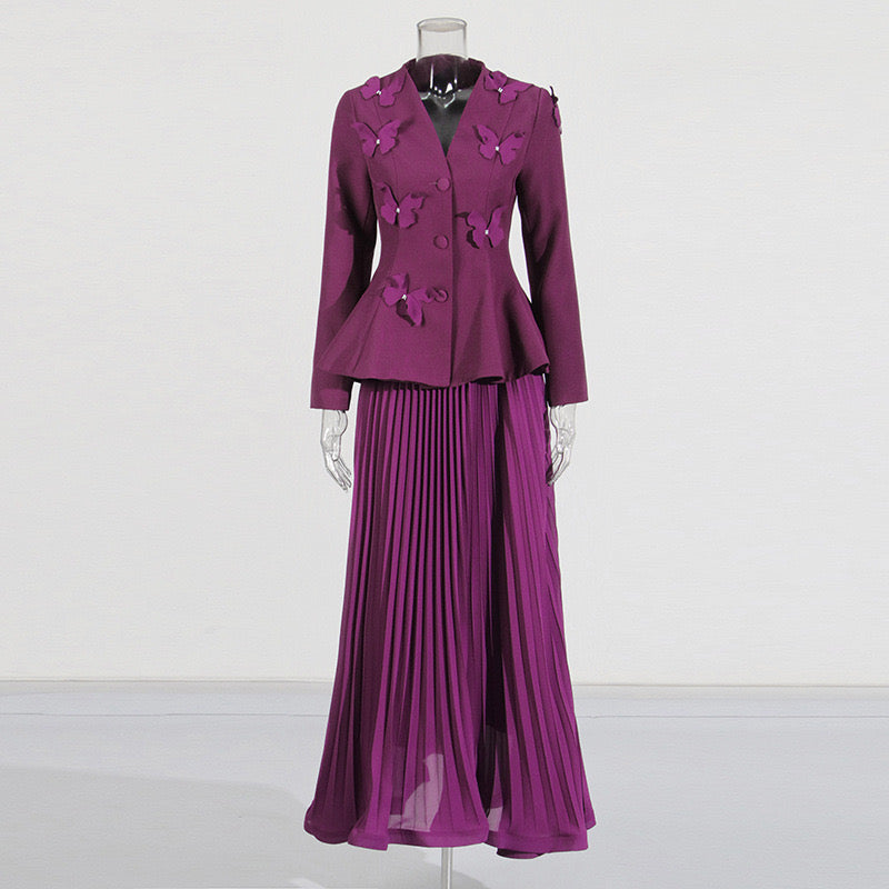 Elegant butterfly style suit