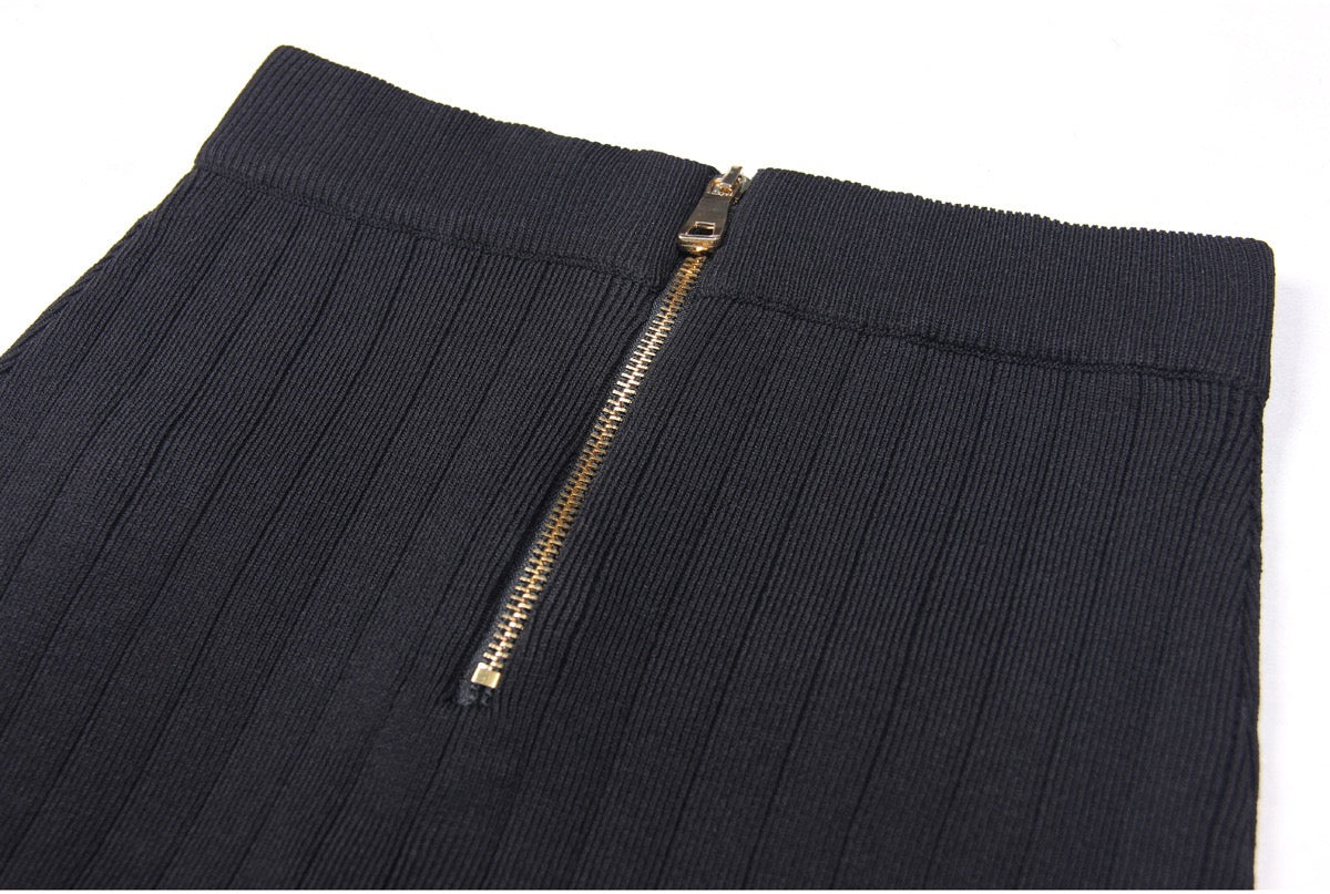 Mid waist short skirt