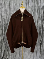 Heavy patchwork oversized jacket