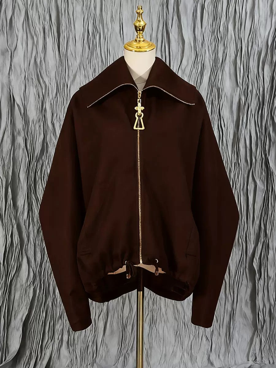 Heavy patchwork oversized jacket