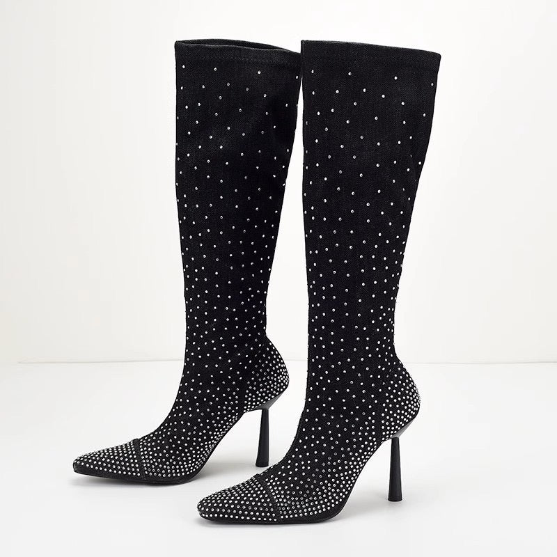 Rhinestone Boots