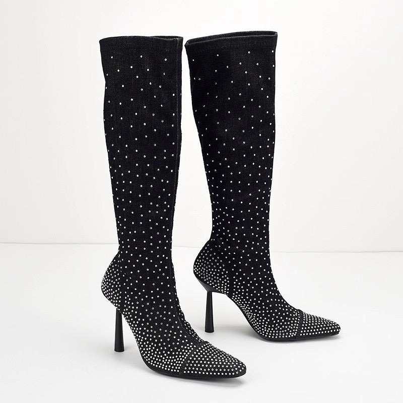 Rhinestone Boots