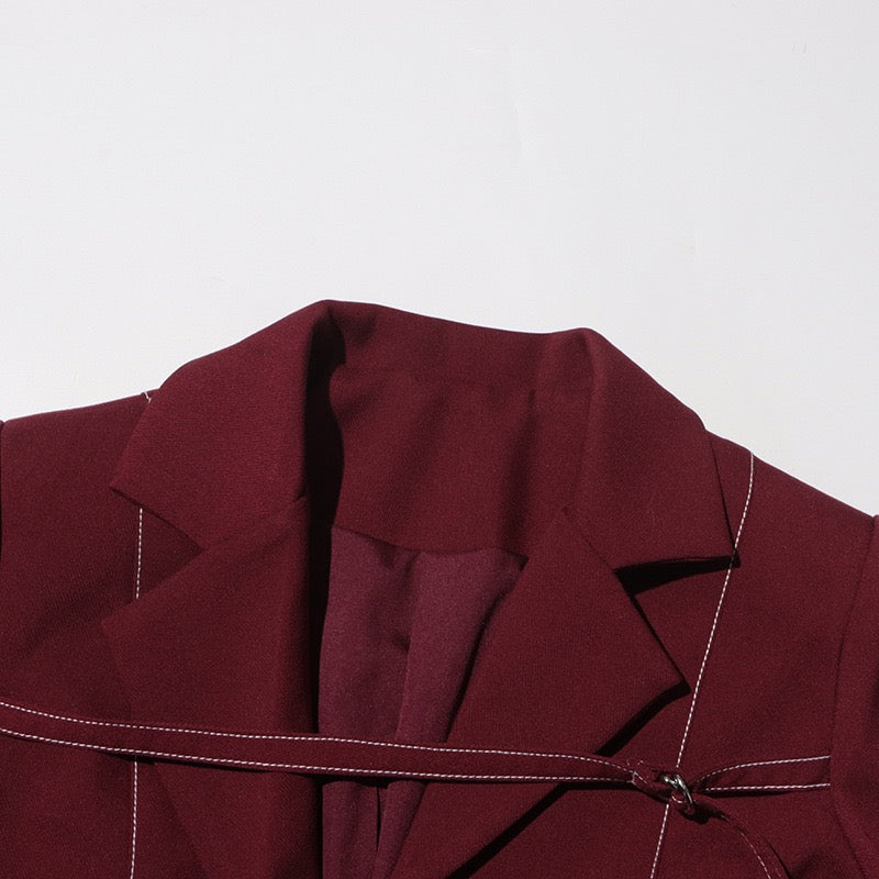 American style runway suit