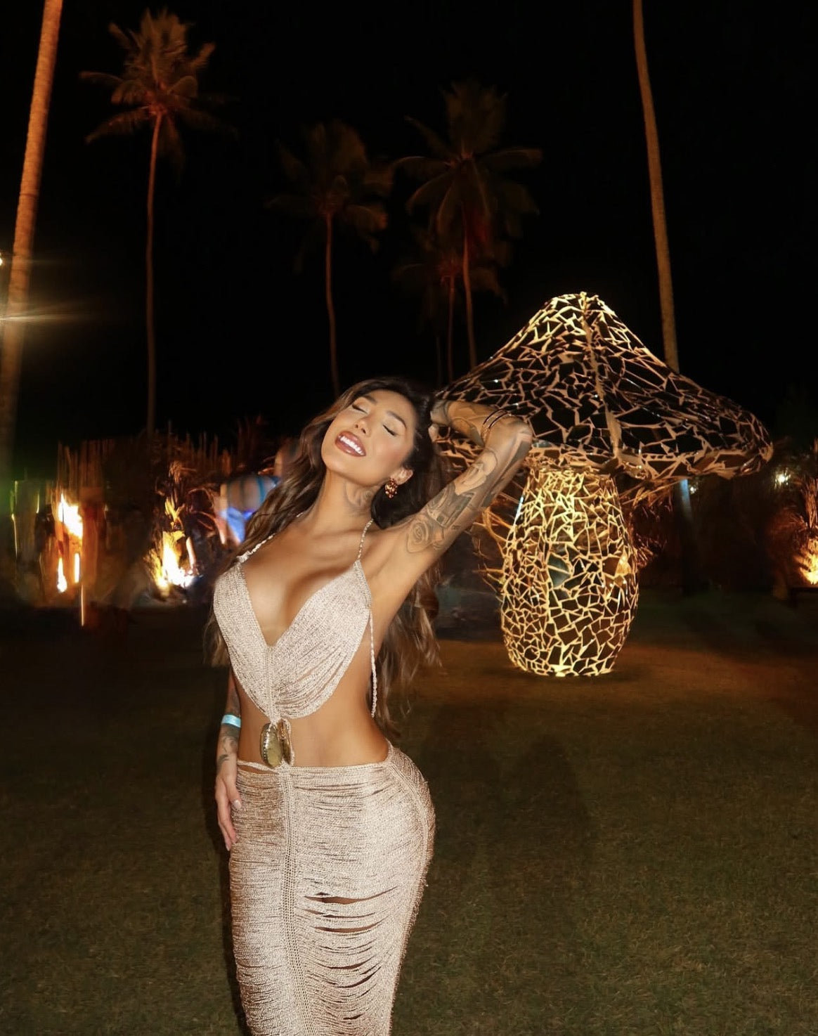 Netted dress