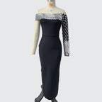 Handmade diamond dress