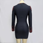 Diamond short bandage dress