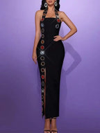 Sexy crystals bandage dress