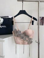 Fringes corset top