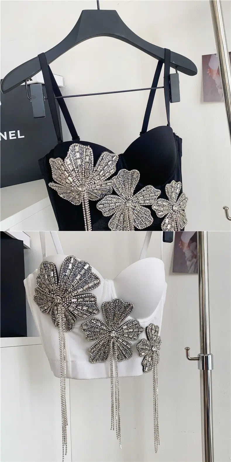 Fringes corset top