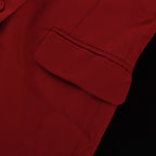 Stella Red Short and Jacket Set with Tie