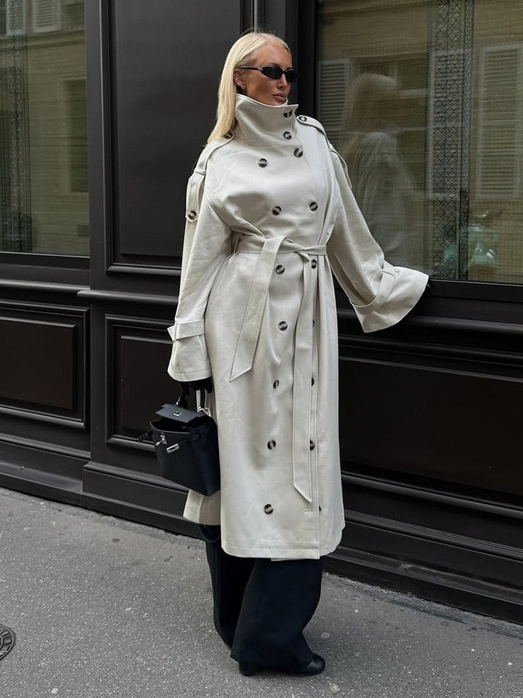 trench coat double breasted