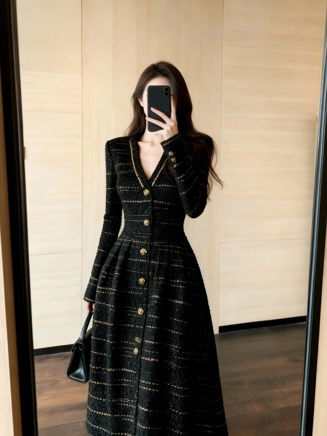 Rich girl long dress style