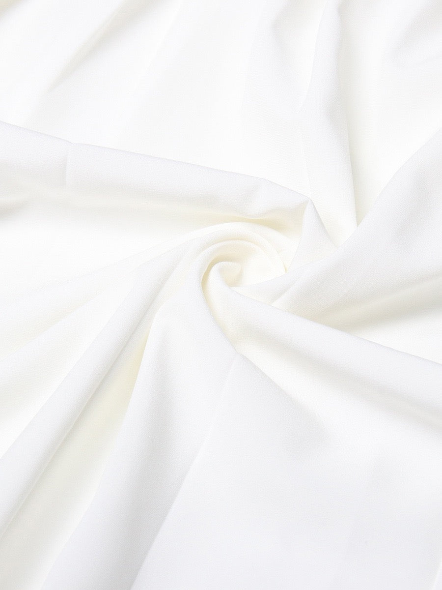 British mid leather skirt style