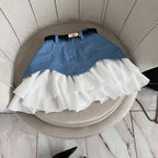 Ruffled cake skirt