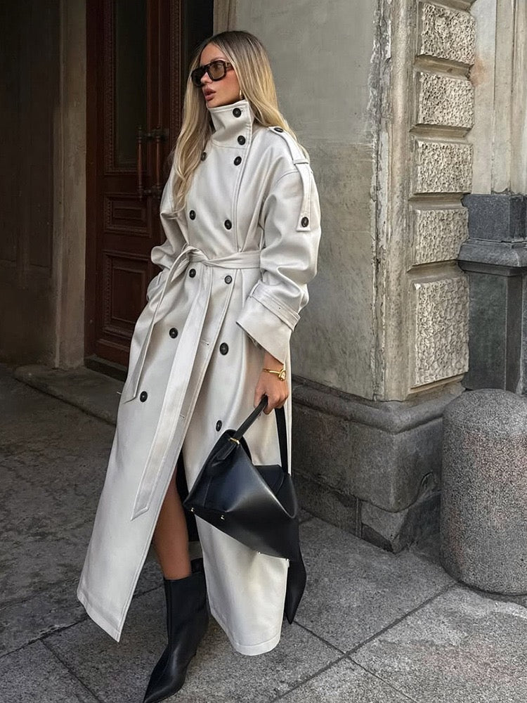 trench coat double breasted