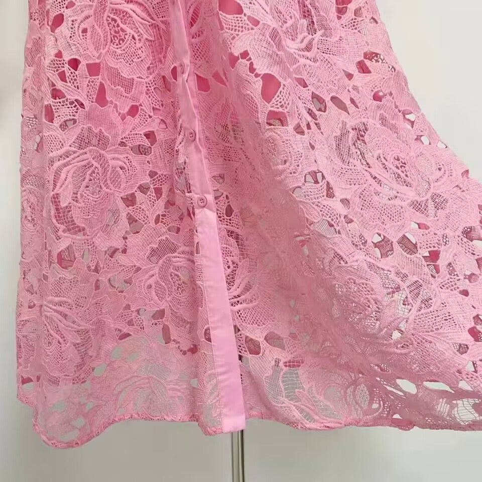 Elegant retro lace dress