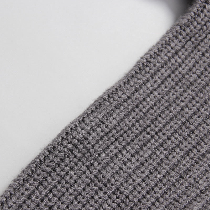 Knitted Cardigan hoodie style