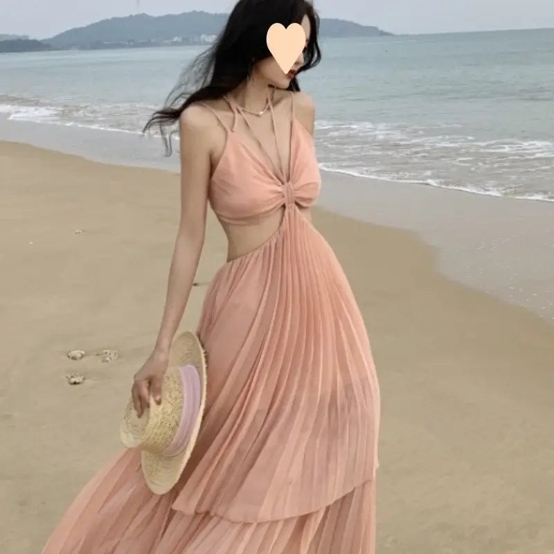 Sexy backless dress
