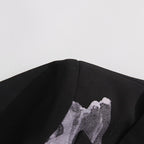 Elegant asymmetric suit