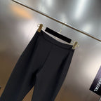 Micro flared slim fit with belt style