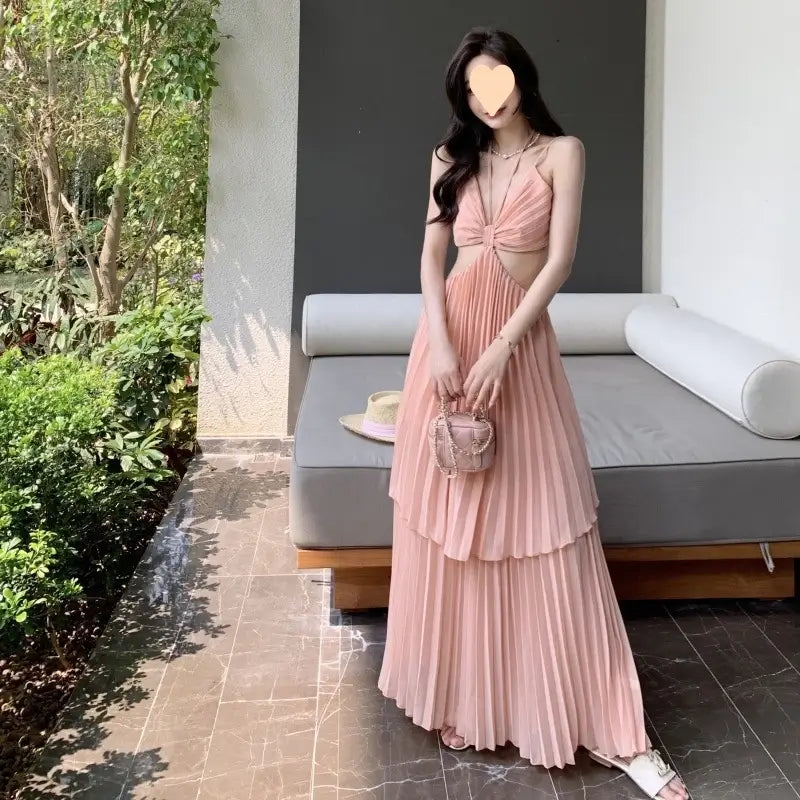 Sexy backless dress