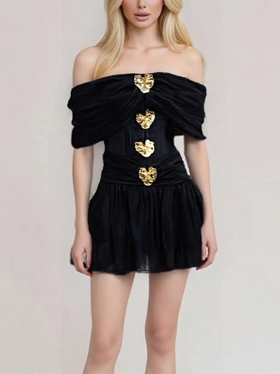 Hearted cocktail dress
