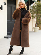 Faux fur coat