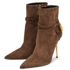 Padlock Ankle Boots