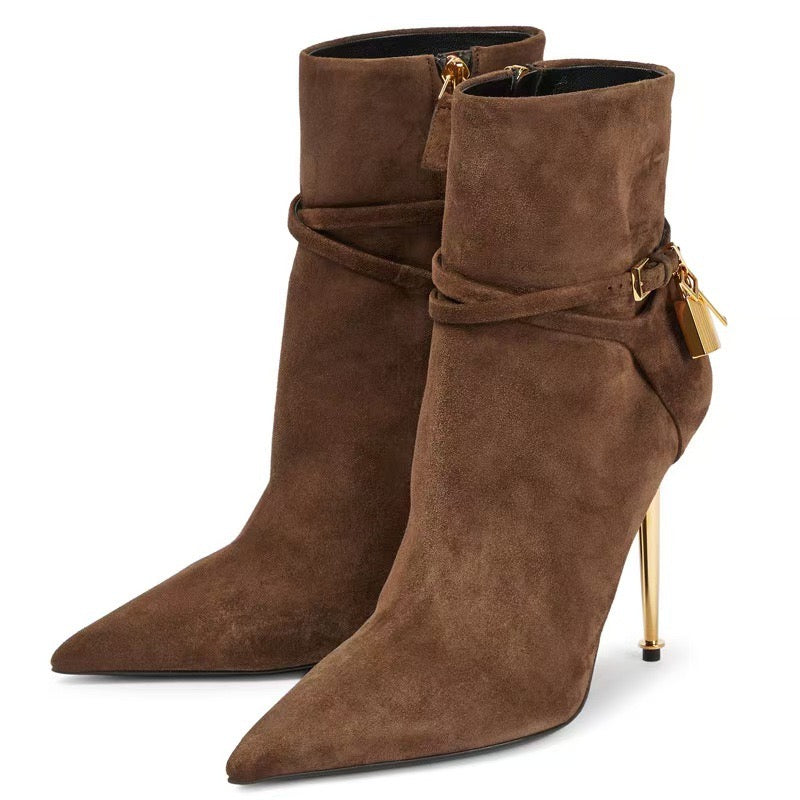 Padlock Ankle Boots