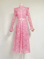 Elegant retro lace dress