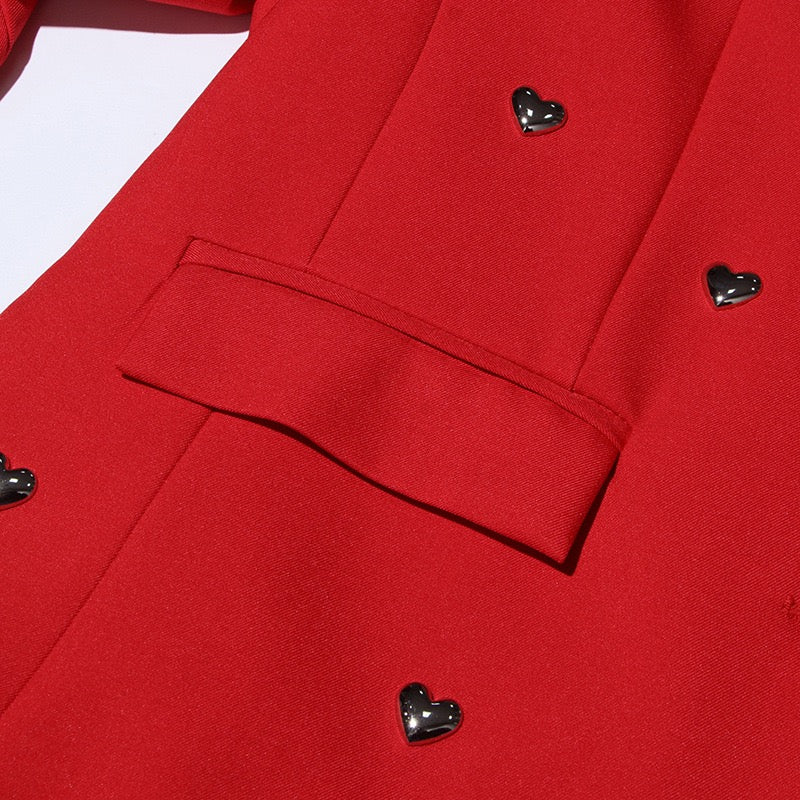 Fashionable and sweet heart jacket