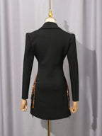 Tassels and rhinestone luxury blazer