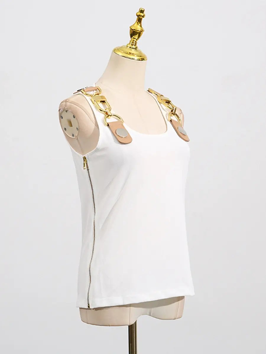 Retro Buckle top
