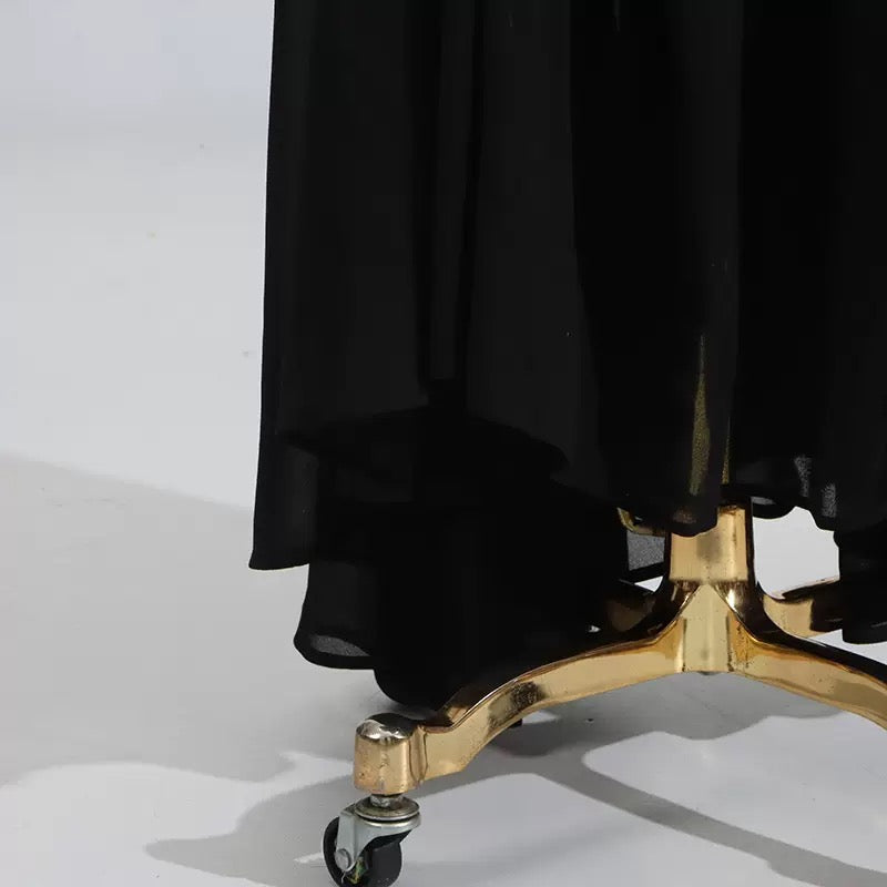 The black maxi dress
