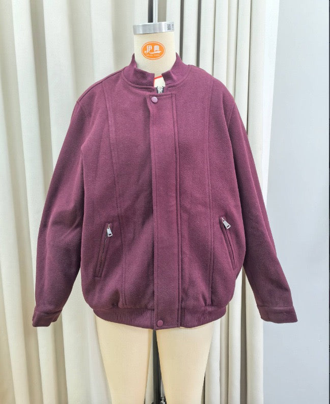 classic varsity bomber jacket