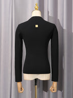 Sexy knitted turtleneck top