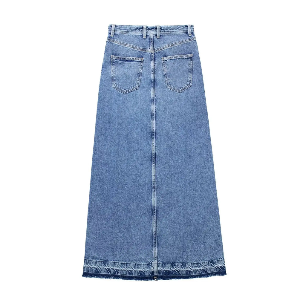 Split casual skirt