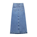 Split casual skirt