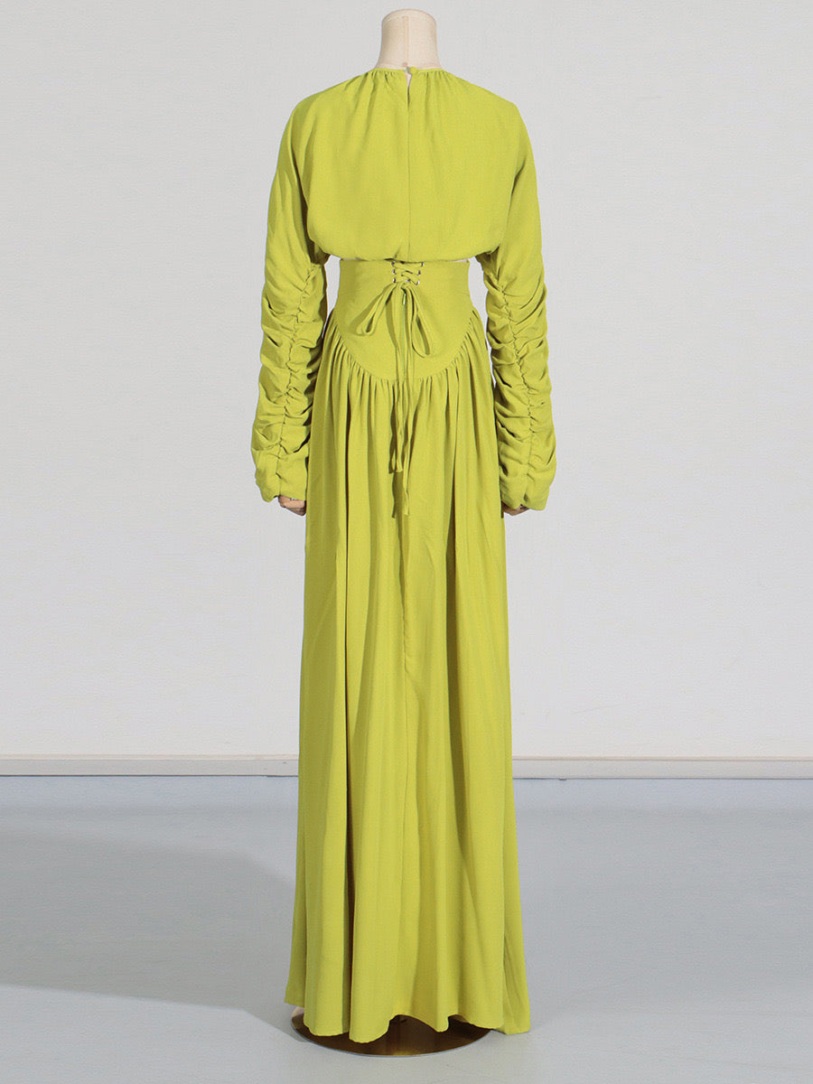 Cut out maxi dress