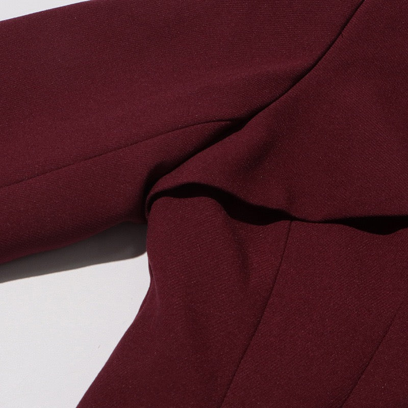 Retro style deep v waist style