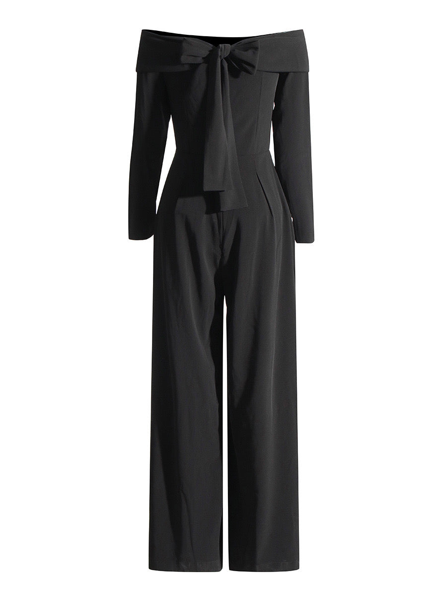 Bow style jumpsuit
