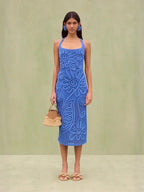 Knitted beach dress