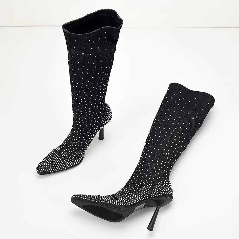 Rhinestone Boots