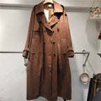 Millard suede trench coat